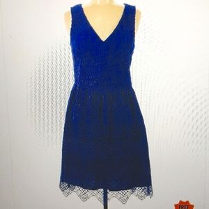 Blue  Lacey Dress by Banana Republic